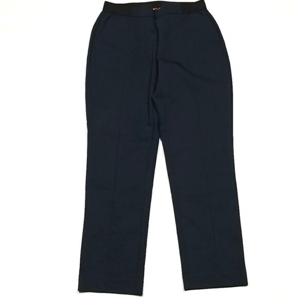 🎁5/$25 Joe Fresh Pants Womens Size Small Pull On Dark Blue Elastic Waist - Picture 1 of 6
